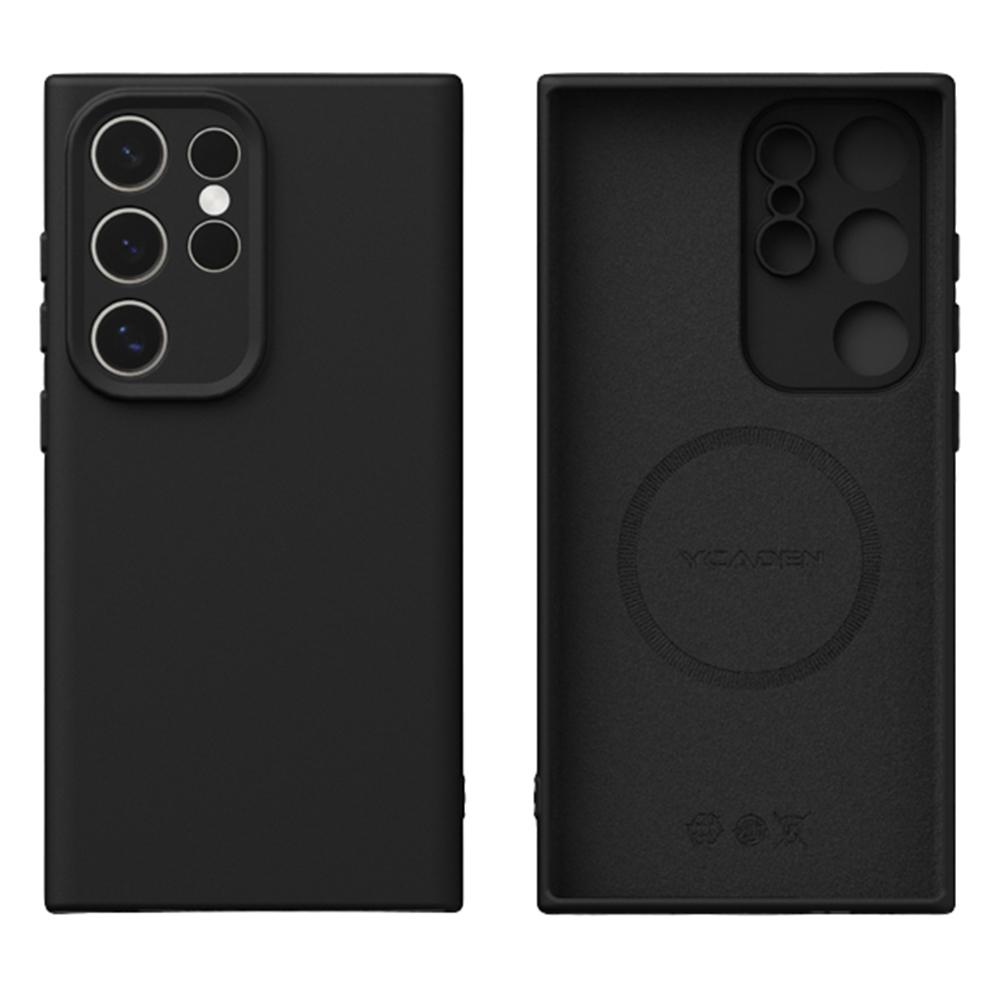 YCADEN For Samsung Galaxy S24 Ultra Case Compatible with MagSafe Precise Cutouts TPU Phone Back Cover