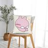 Asamimichaan Cute Asamimi Angel Square Pillow Case Cushion Cover Novelty Zipper Decorative Pillowcase For Home 45X45Cm