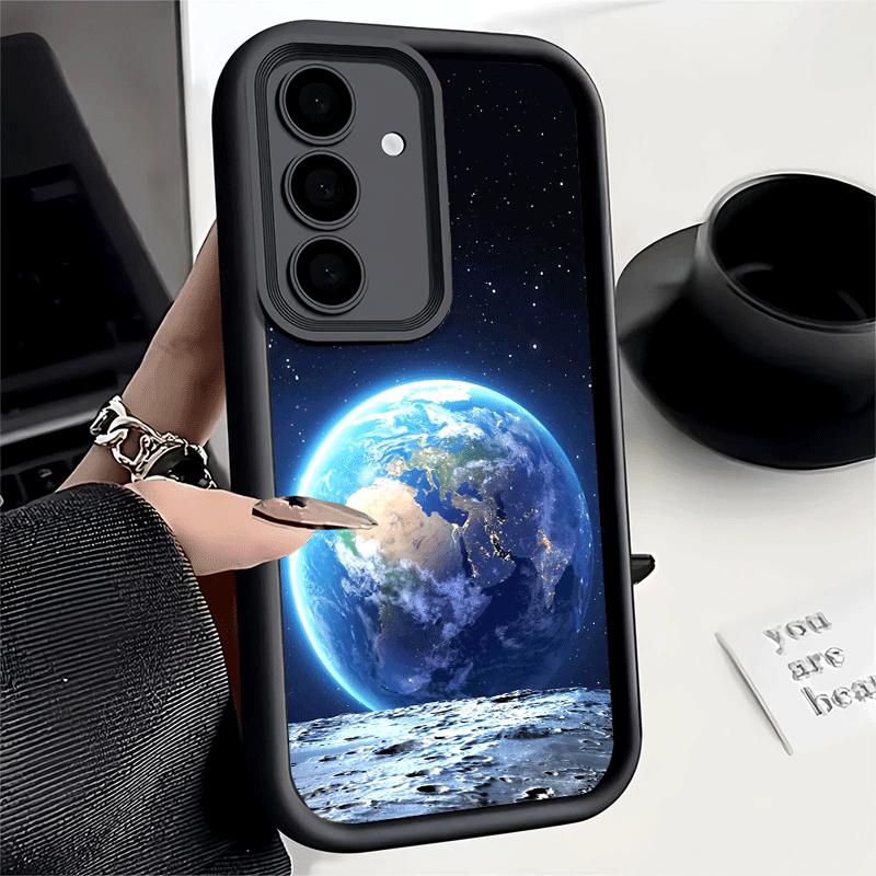 Phone Case for Samsung Galaxy S26 S25 Ultra S24 FE Earth Stars Space Universe Shell S23 Plus S22 + S21 S20 5G Soft Silicone Fund