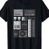 Men's Plus Size Electronic Music Production T-shirt - Technology Pattern T-shirt for Summer New Unisex Casual T-shirt