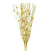 20/1PC Christmas Glitter Berry Stem Red Gold Artificial Berries Branches Fake Flower DIY Wreath Xmas Tree Crafts Party Decor