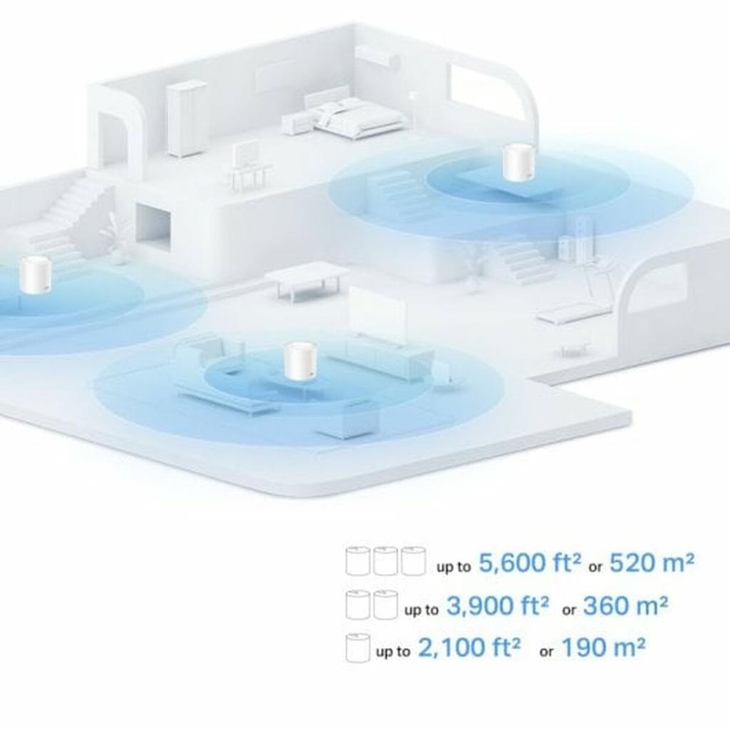 TP-Link Deco X10 Mesh WiFi System 1500Mbps 3er-Pack Weiß
