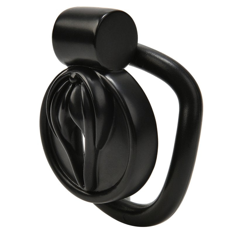 Sissy Clit Chastity Cage 2.5 X 3.8 Cm Black - CockLock - Chastity Cages