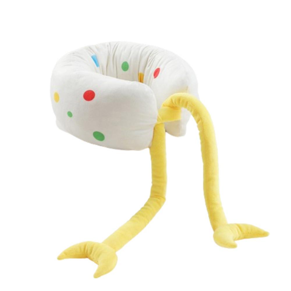 

Подушка для поддержки шеи с мультяшным дизайном U-образной формы, подушка для самолета, практичная подушка для сна в офисе, для использования в офисе жёлтый