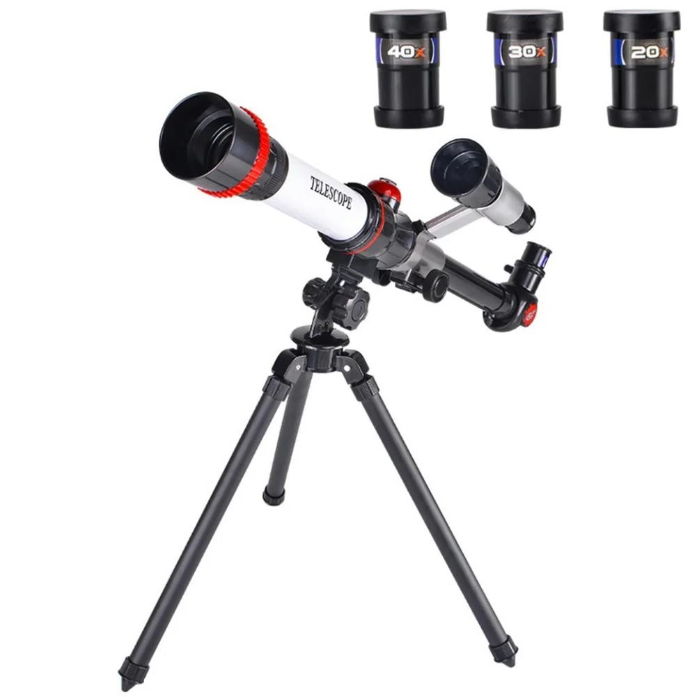 High Magnification Professional Astronomical Telescope Kids Experiment Monocular Stargazing Binoculars Teaching Aids