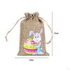 Drawstring Bag Easter Bunny Party Candy Treat for Wedding