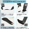 Waterproof Sneakers for Wide Fit 25101 [B+WP] Slip-on Walking, Comfortable, (3E), Lightweight, Sports/Commuting Shoes, Navy, 24.0cm
