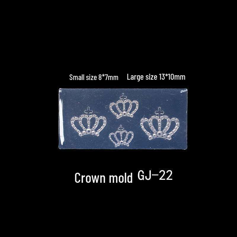 

Aimaitai Bao 3D Carving Gel Nail Art Mold - Small Flower Design