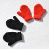 Warm Plush Thick Warm Baby Gloves Winter Plus Velvet Mittens Children Kid Coral Fleece Full Finger Gloves For 1-4Y Kids Gloves