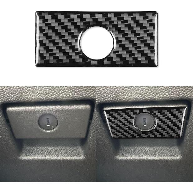 NVCNX Real Carbon Fiber Compatible with Infiniti G35 G37 X S 2007 2008 2009 2010 Sedan Coupe Convertible Car Accessories Interior Trim Dash CD AC