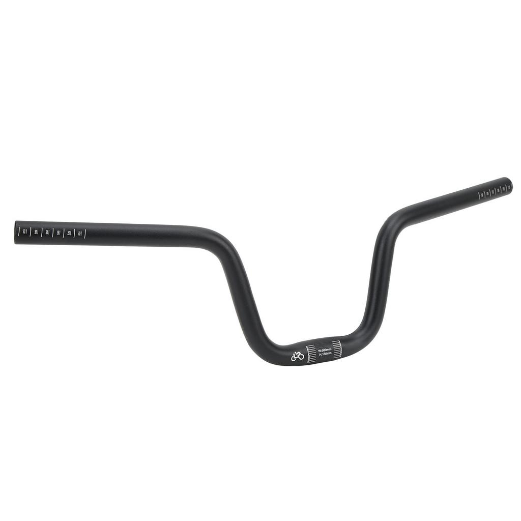 Lp Litepro Aluminum Alloy Bike Swallow Handlebar Bike Riser Handlebar for Brompton Black Lift 160mm