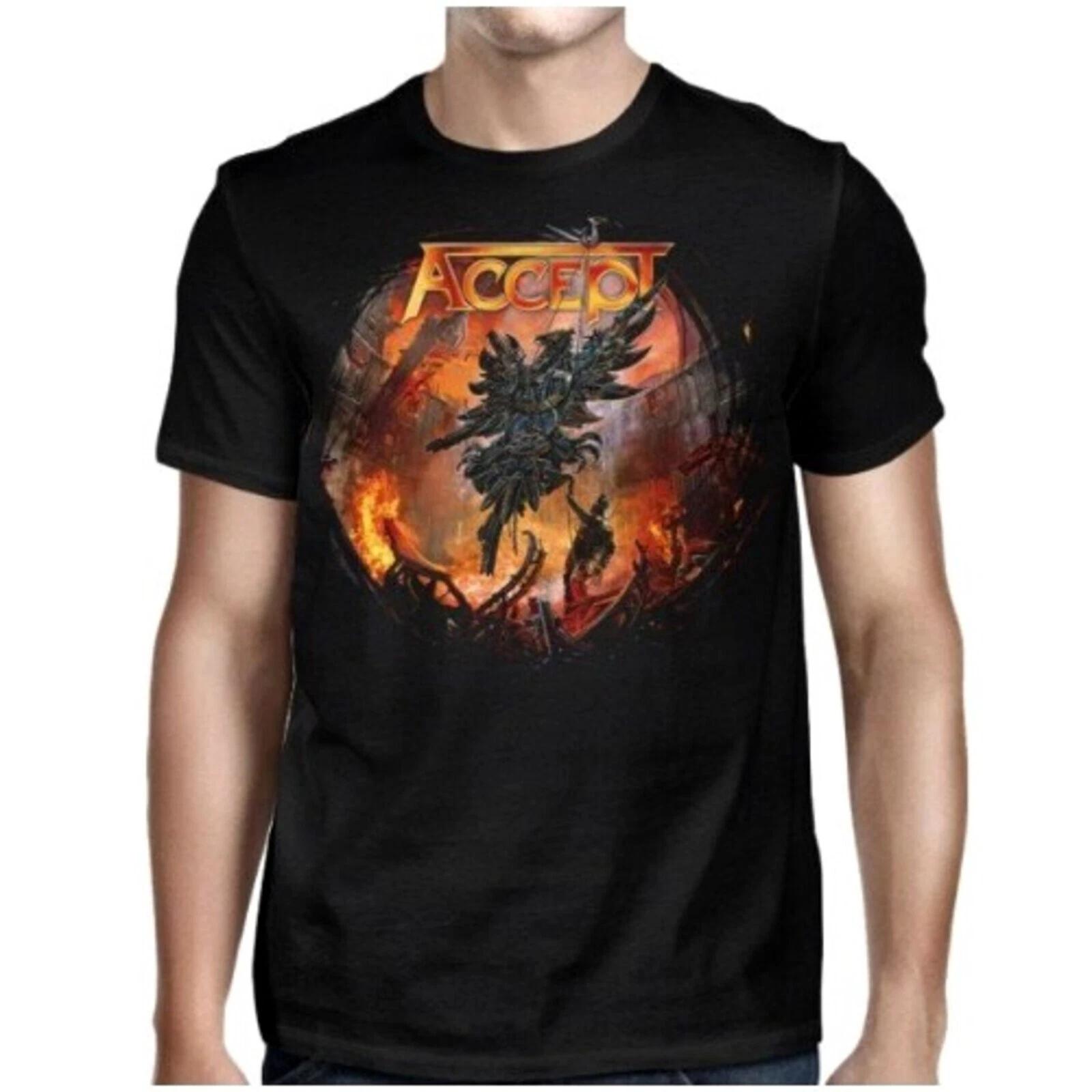 ACCEPT cd cvr THE RISE OF CHAOS Official SHIRT MED New restless nations blind S