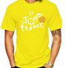Sommer Rund Hals 3D Tour de France Trykk Topp Moteabel Casual Kortermet Herre T-skjorter
