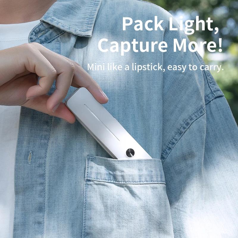 Portable Mini Selfie Stick Bluetooth Remote 360° Ratatable Retractable Rotation Foldable Handheld Bracket for Video Live Holder