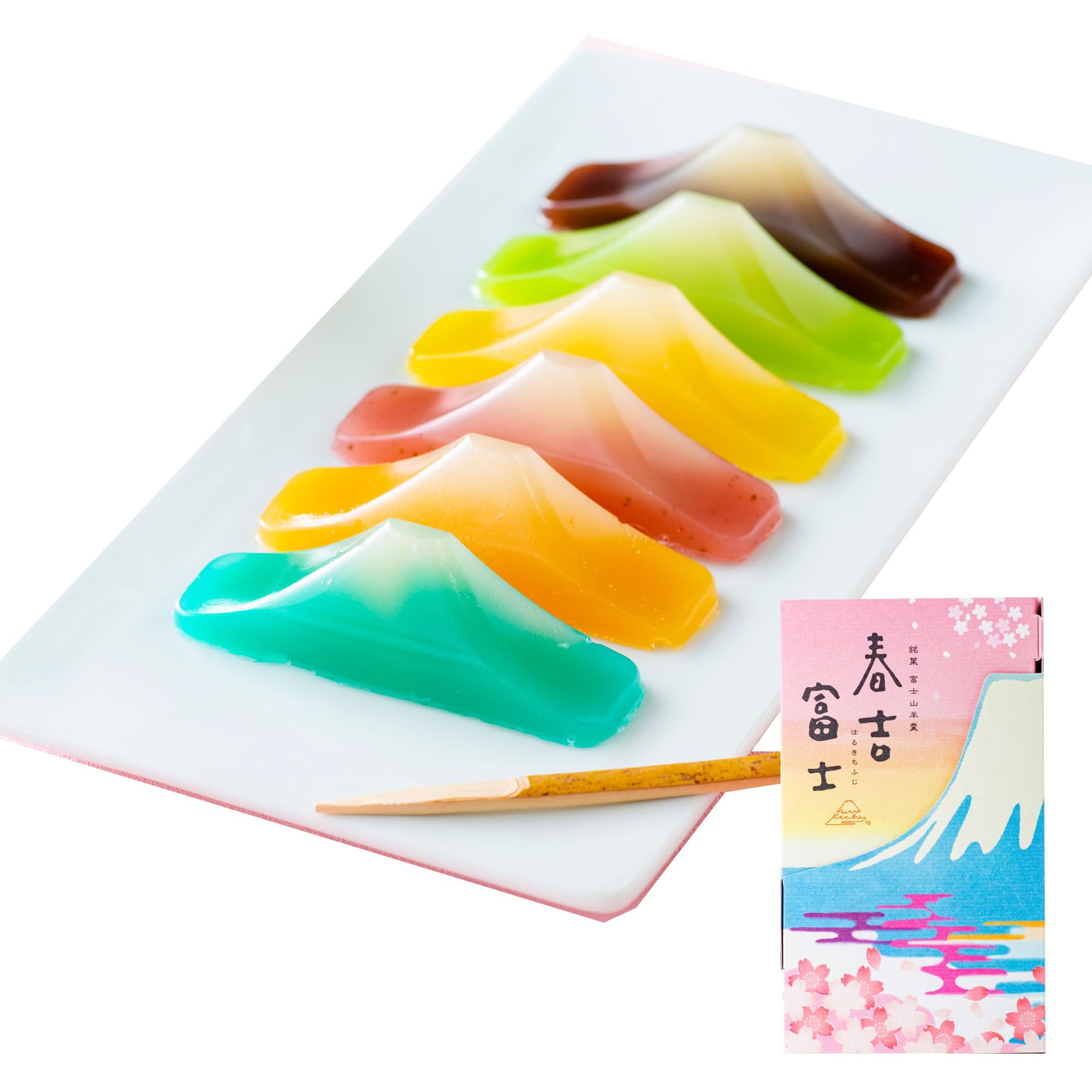 

Мэйдзи Пищевая промышленность Харуёси Фудзи Фудзи Якитан 6 штук Кондитерские изделия Йокан Поздравления