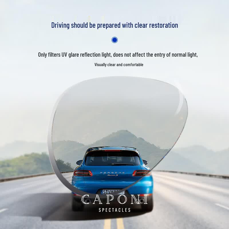 CAPONI Photochromic Polarized Sunglasses for Driving & Fishing