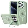 Compatible with MagSafe for iPhone 15 Pro Case PC+TPU+Metal Kickstand Phone Cover