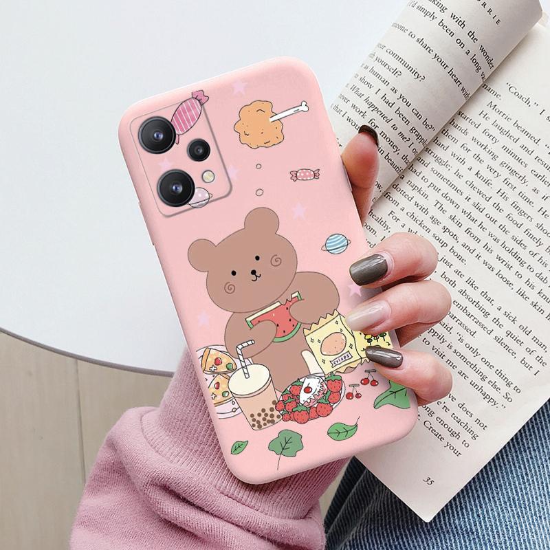 For Realme 9 4G Case Realme 9 Pro Plus Cover Cute Cartoons Painted Soft Silicone Phone Case For OPPO Realme 9 4G 9 Pro+ Fundas