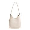 2025 new casual foreign style large capacity single shoulder fashion popular woven commuter simple retro tote armpit bag