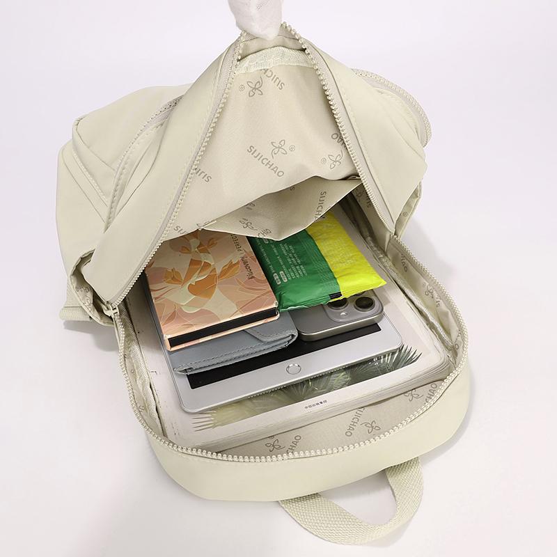 Lightweight Dual Shoulder Bag Large Capacity Student Backpack Commuting Chest Bag Travel Female Travel Backpack