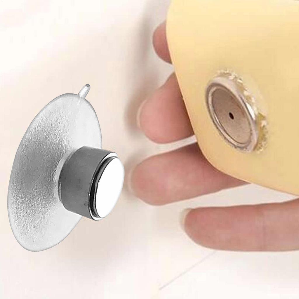 Portable New Magnetic Soap Holder Stainless Steel Dispenser Kitchen Bathroom Wall Mounted