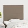 VidaXL Headboard Bedroom Furniture Bed Accessories Single Bed Heads Interior Taupe 80x5x118/128 3116030