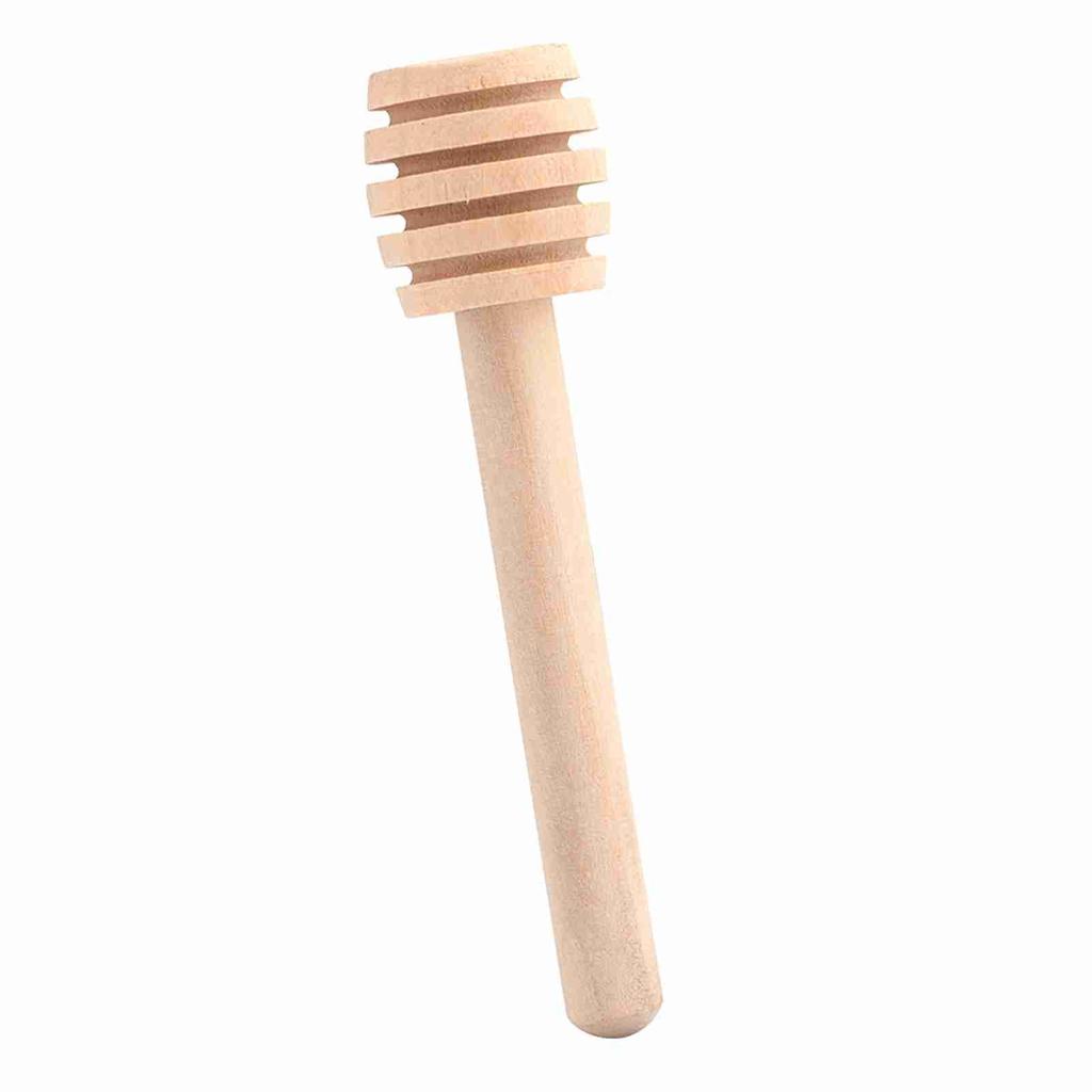 50Pcs Set Household Wooden Mini Jam Honey Dipper Jar Dispensing Collecting Stirring Rod Stick