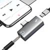 2-in-1 USB Type C To 3.5mm Headphone and Charger Adapter PD 30W USB C To Type-C Converter Earphone Splitter for Meta Quest 3S