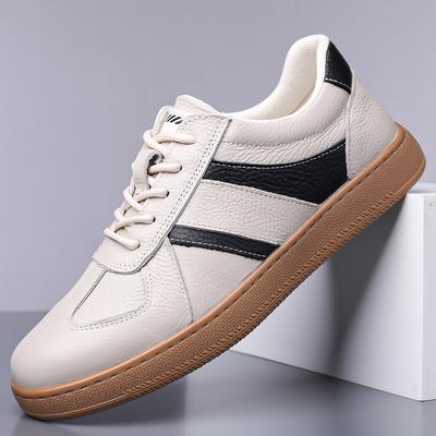 Men Leather Casual Shoes Breathable Loafers Men Sneakers New Male Comfortable Leather Flat Footwear Sneakers Men Shoes