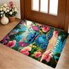 Custom Name Luna's Stitch Living Room Non-Slip Area Rug Soft Carpet for Bedroom Kids Playroom Sofa Office Home Decor Doormat