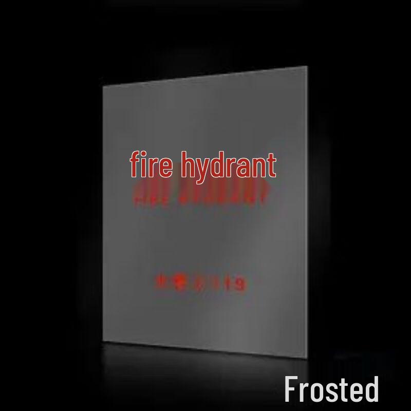 Fire Hydrant Box Frosted Acrylic Panel