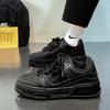 Latest Sport Skateboarding Shoes 2024 Soft Bottom Comfortable and Fashionable Casual Running Shoes Height Increasing White Shoes