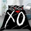 XO The Weeknd Nevresim Takımı Tek Çift Kraliçe Kral Boyutu 3D Baskılı Çarşaf Takımı Yatak Odası İçin Yeni Yorgan Kılıfı Yatak Lüks Hediye9639
