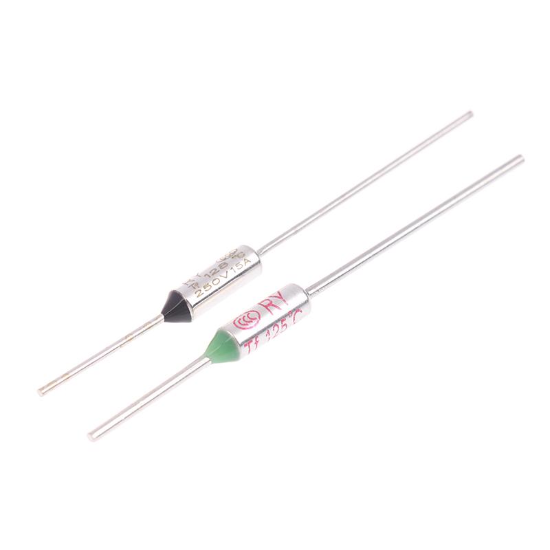 10Pcs Tf Thermal Fuse Ry 15A 250Vtemperature 121C 125C 128C 130C 135C 140C 145C 150C 155C 160C 165C 167C 175C 180C 185C 192C
