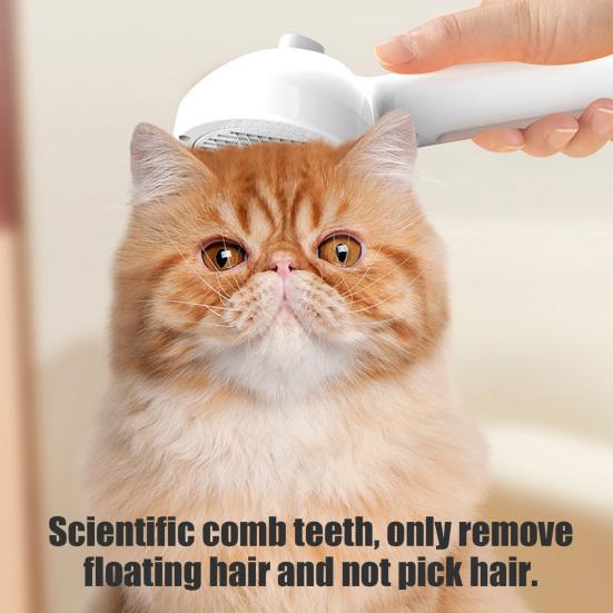 

Парова щітка для котів для линяння, акумуляторна, з розпилювачем, гребінець для видалення шерсті з резервуаром для води та кнопкою випуску, парова щітка для догляду за домашніми тваринами для котів і собак зелений