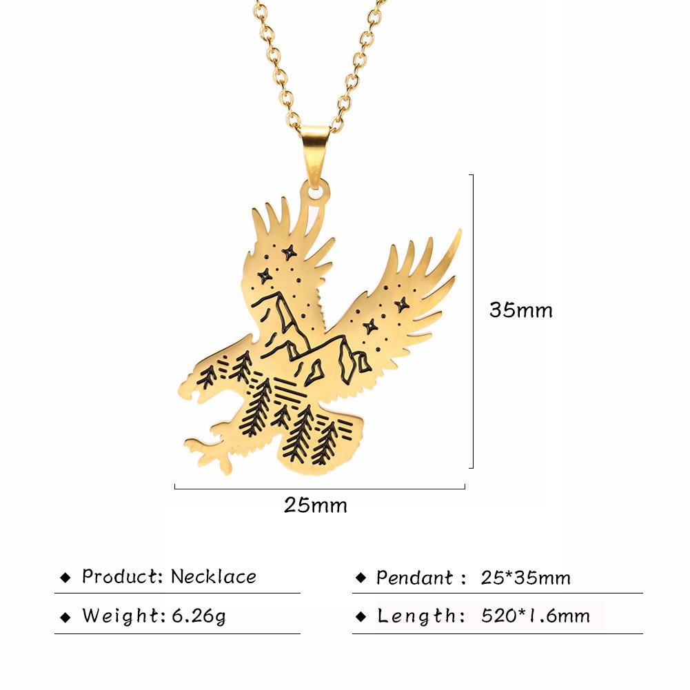 Cazador Animal Pendant Necklaces for Women Men Fox Rabbit Bird Fish Polar Bear Nature Stainless Steel Jewelry 2026 Birthday Gift