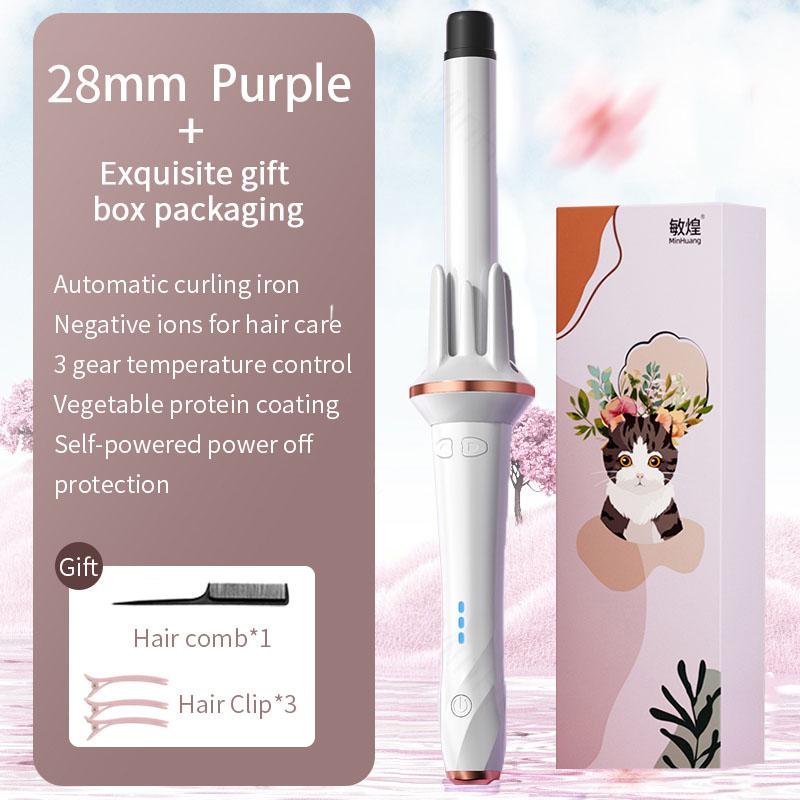 Hair Curler 28/32mm Automatic Large Wave Styling Appliances Electric Curling Iron Adjustable Temperature Styling Tool for Hair