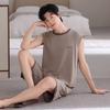 Modal pajamas men's summer summer silk ice silk vest sleeveless shorts loungewear men's thin suit