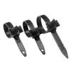 100 sztuk Push Mount Winged Cable Ties Harness Straps Szybkozłączne zarządzanie przewodami do łączenia podwozia i nadwozia samochodu