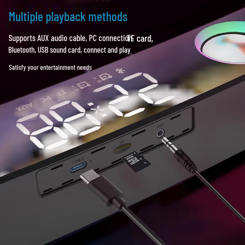 Soaiy SH39 AI Gaming Desktop Bluetooth Speaker