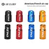 1 Pair Universal French Mouth Valve Cap Aluminum Alloy Rocket Shape Bicycle Electric Vehicles Valve Cap