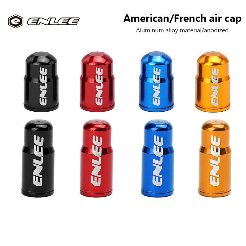 1 Pair Universal French Mouth Valve Cap Aluminum Alloy Rocket Shape Bicycle Electric Vehicles Valve Cap
