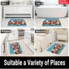 Anime Classic Character Group Doormat,2D Non-slip Floor Mat,Entrance Rug for Car Bathroom Living Room Kitchen Home Decor Gift
