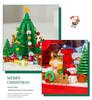 Takasaki 3011 Weihnachtsbaum Spiegel mit Lichtern Bausteine Spielzeug Schmuck Geschenk für Kinder