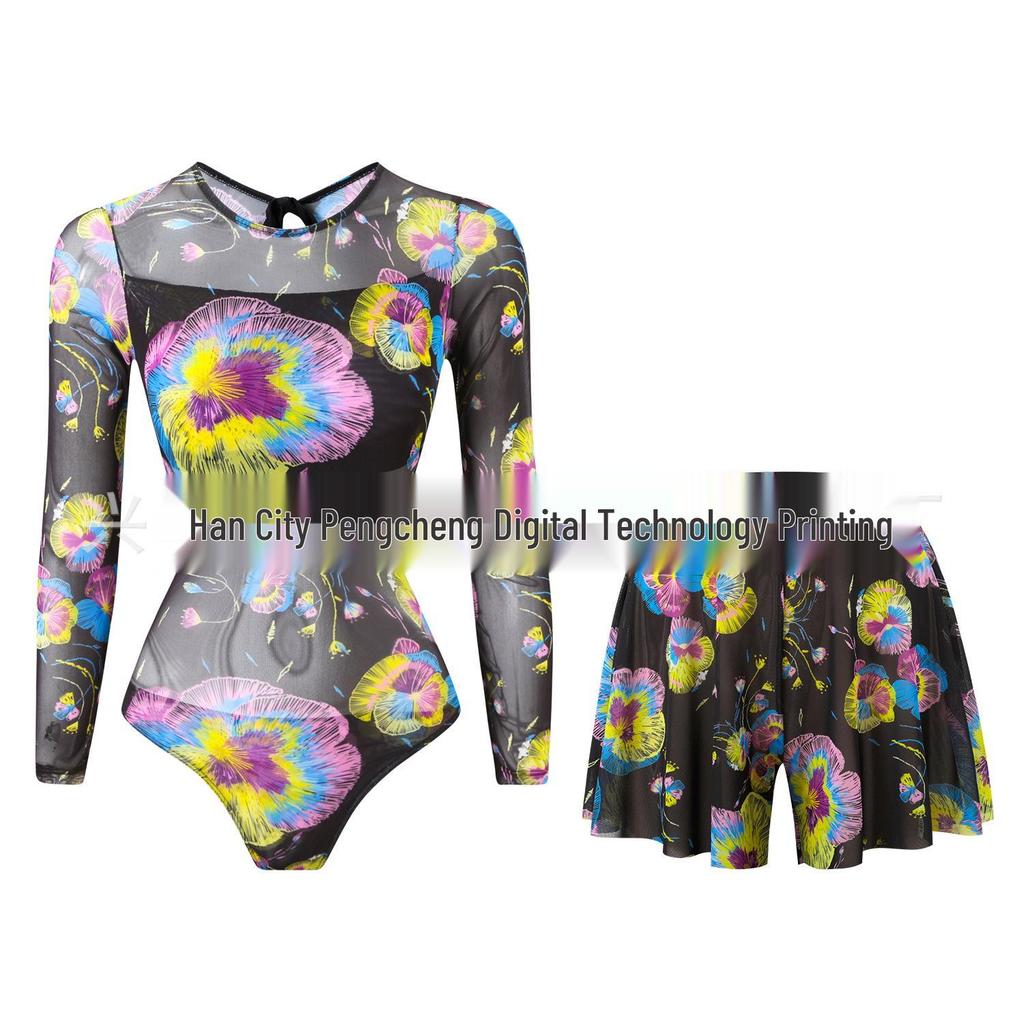 2025 Long Sleeve Russian Bikini Swimsuit with Shorts Set
