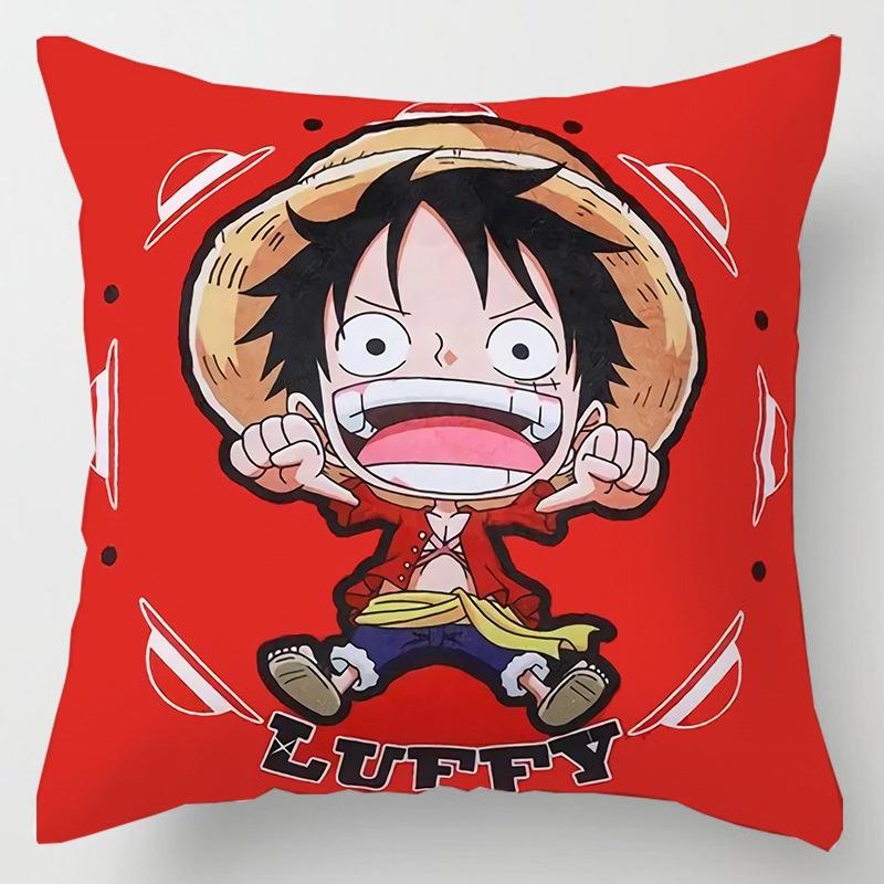 Anime Piece One Cartoon Cushion Cover Pillow Case Sofa Decorative Pillowcover