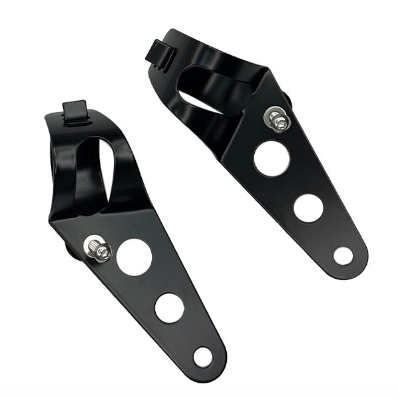 Universal 5.75" 7" Motorcycle Headlight Mount Bracket Fork Ear Chopper Headlamp Holder Clamp Adjustable Motor Fork Mount
