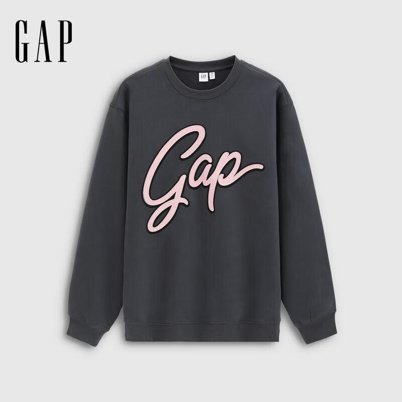 Gap Unisex Fleece Logo Crew Neck Sweatshirt