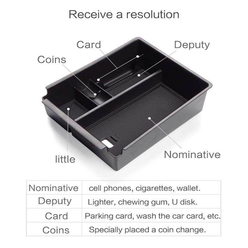 Car Center Console Btorage Box Armrest Box Storage Tray For Hyundai Tucson NX4  2022 2023 2024 Auto Interior Accessories