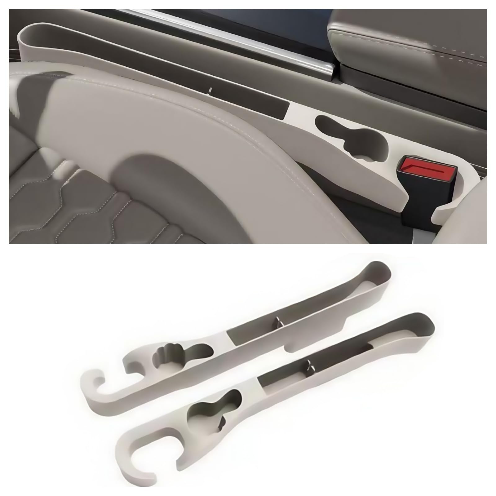 

KOVOL Car Seat Gap Side Gap Coin Smartphone Charging Prevents Cell Remote Controls from Small Item Symmetrical Compatible with a Wide Range of and